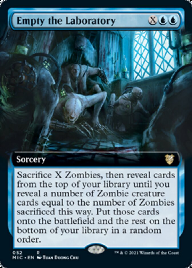 Empty the Laboratory (Extended) [Innistrad: Midnight Hunt Commander]