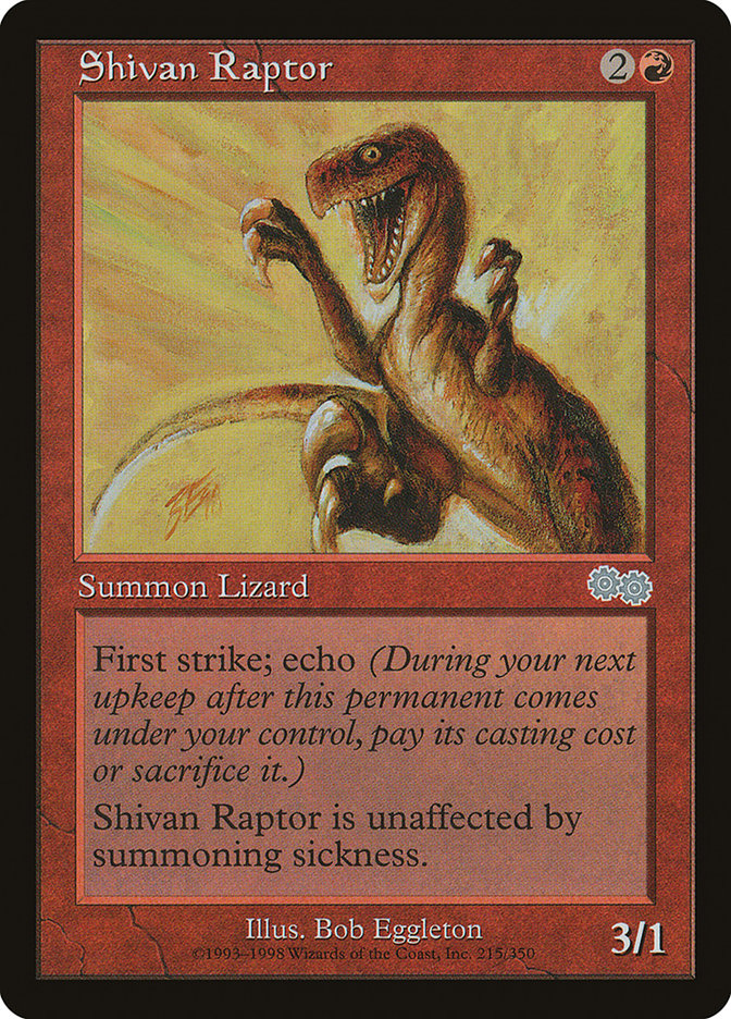 Shivan Raptor [Urza's Saga], MTG Single - Gamers Grove