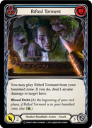 Rifted Torment (Blue) (Rainbow Foil) [U-MON179-RF] Unlimited Edition Rainbow Foil