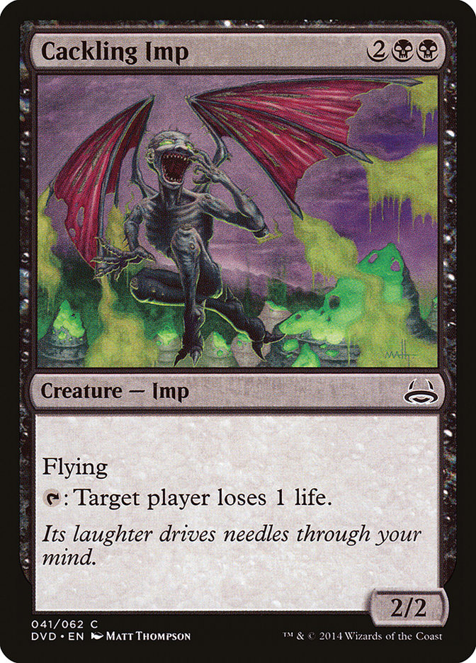 Cackling Imp (Divine vs. Demonic) [Duel Decks Anthology], MTG Single - Gamers Grove