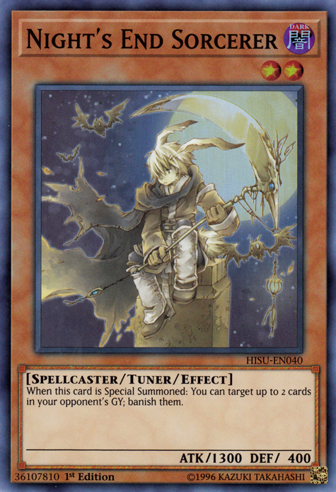 Night's End Sorcerer [HISU-EN040] Super Rare