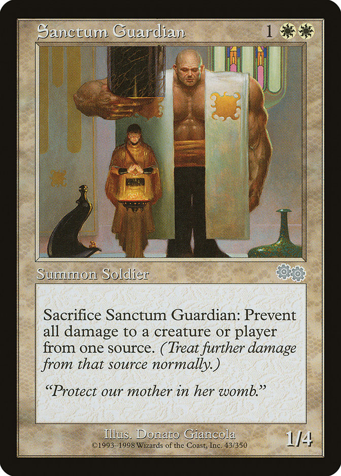 Sanctum Guardian [Urza's Saga], MTG Single - Gamers Grove