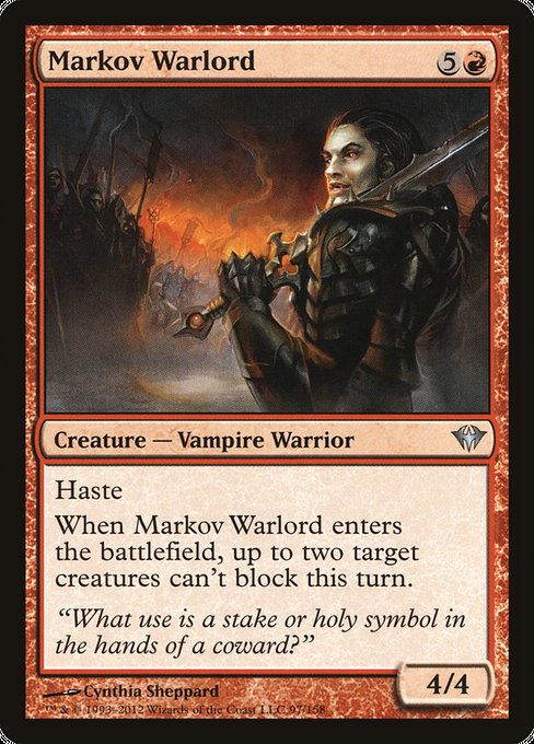 Markov Warlord [Dark Ascension]