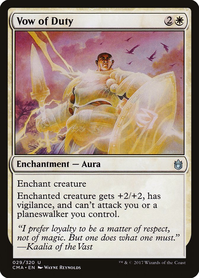 Vow of Duty [Commander Anthology], MTG Single - Gamers Grove