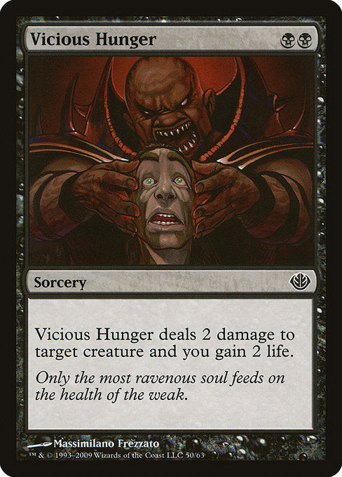 Vicious Hunger [Duel Decks: Garruk vs. Liliana], MTG Single - Gamers Grove