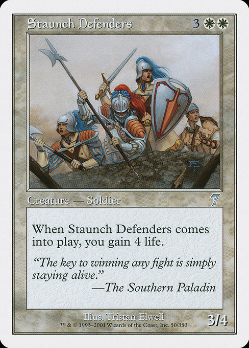 Staunch Defenders [Seventh Edition], MTG Single - Gamers Grove