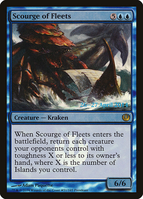 Scourge of Fleets [Journey into Nyx Promos], MTG Single - Gamers Grove