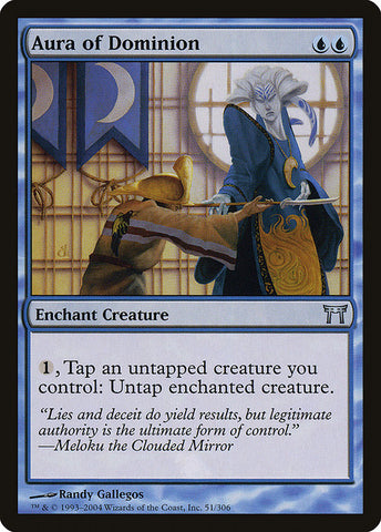 Aura of Dominion [Champions of Kamigawa], MTG Single - Gamers Grove