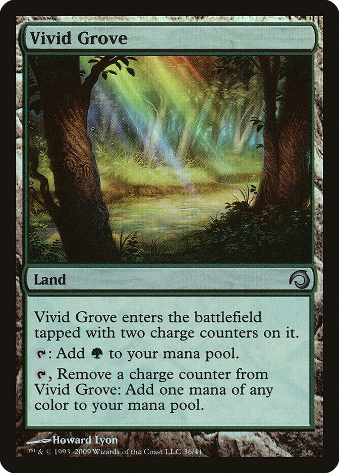 Vivid Grove [Premium Deck Series: Slivers], MTG Single - Gamers Grove
