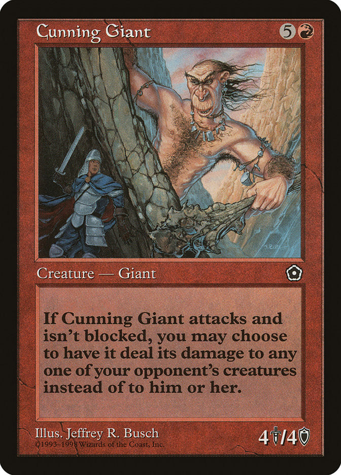 Cunning Giant [Portal Second Age], MTG Single - Gamers Grove