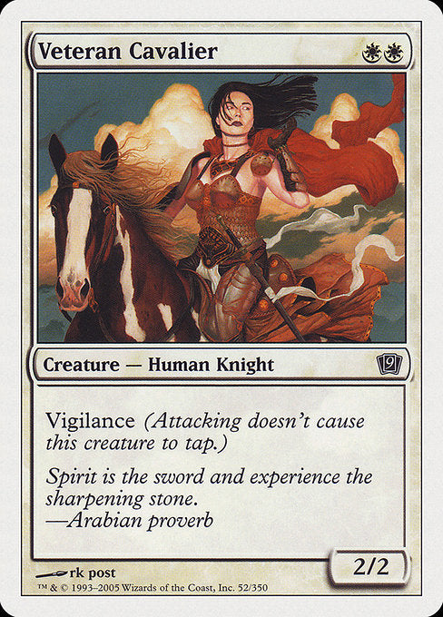 Veteran Cavalier [Ninth Edition], MTG Single - Gamers Grove