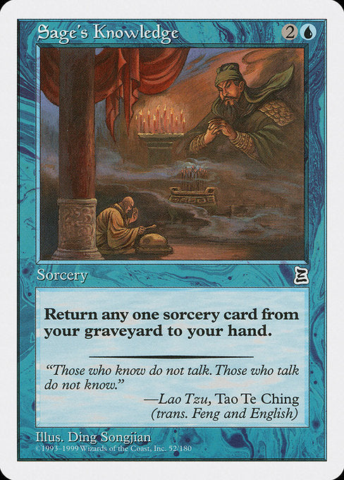 Sage's Knowledge [Portal Three Kingdoms], MTG Single - Gamers Grove