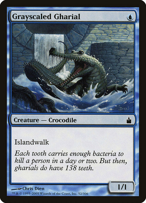 Grayscaled Gharial [Ravnica: City of Guilds]
