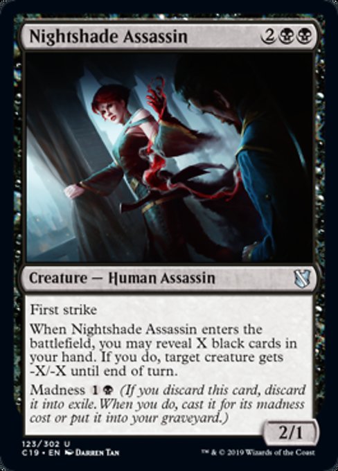Nightshade Assassin [Commander 2019]