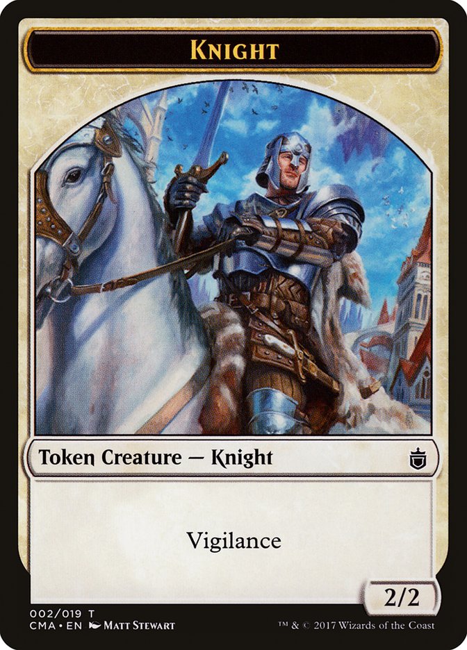Knight [Commander Anthology Tokens], MTG Single - Gamers Grove