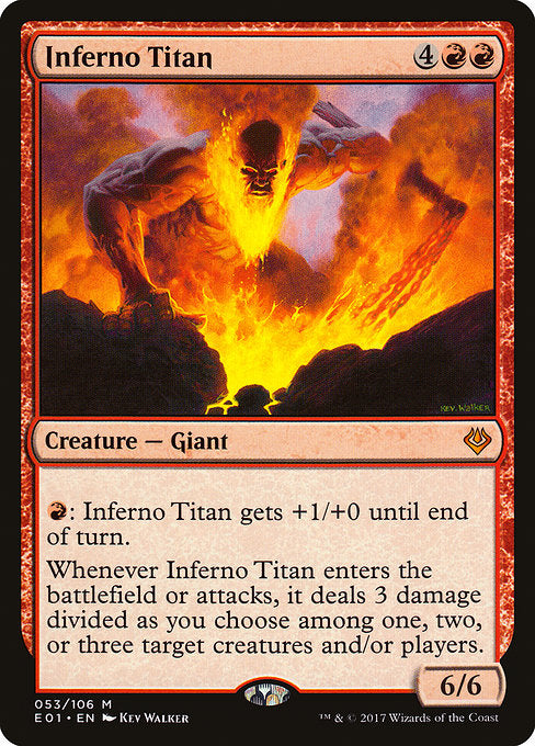 Inferno Titan [Archenemy: Nicol Bolas], MTG Single - Gamers Grove
