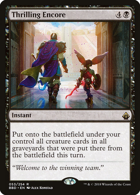 Thrilling Encore [Battlebond], MTG Single - Gamers Grove