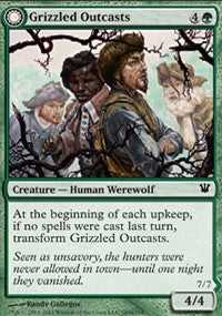 Grizzled Outcasts // Krallenhorde Wantons [Innistrad], MTG Single - Gamers Grove