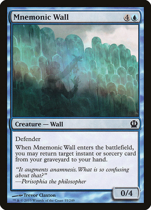 Mnemonic Wall [Theros], MTG Single - Gamers Grove