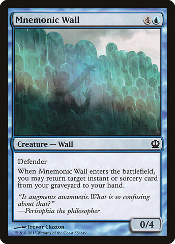 Mnemonic Wall [Theros], MTG Single - Gamers Grove