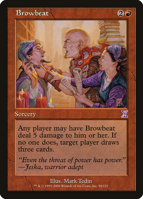 Browbeat [Time Spiral Timeshifted], MTG Single - Gamers Grove