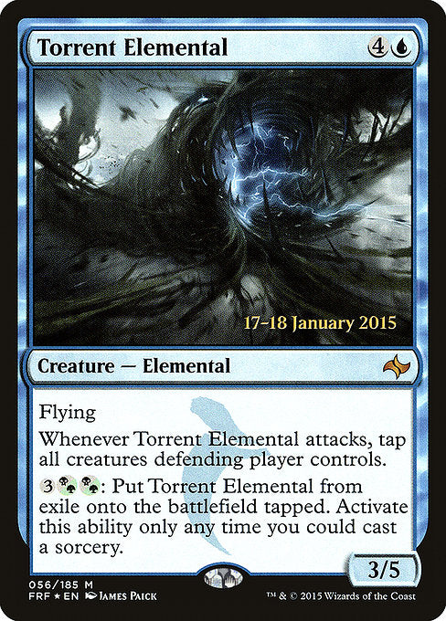 Torrent Elemental [Fate Reforged Promos], MTG Single - Gamers Grove