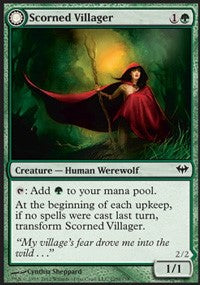 Scorned Villager // Moonscarred Werewolf [Dark Ascension]