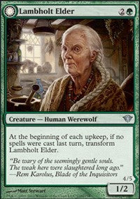 Lambholt Elder // Silverpelt Werewolf [Dark Ascension]