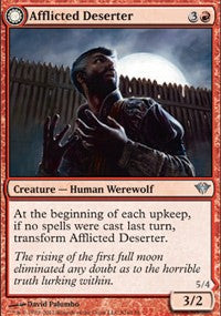 Afflicted Deserter // Werewolf Ransacker [Dark Ascension]