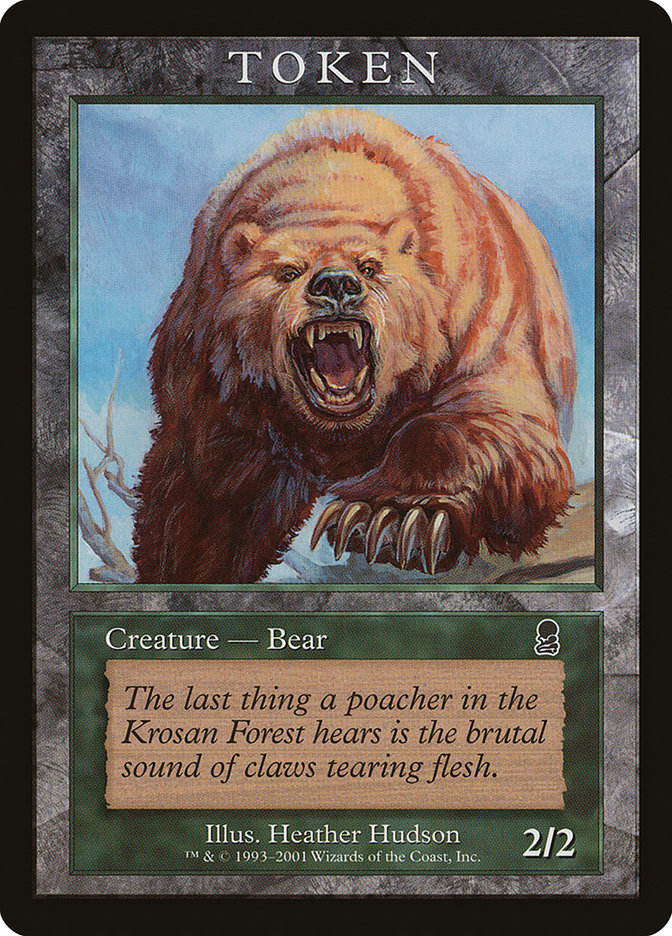 Bear [Magic Player Rewards 2001], MTG Single - Gamers Grove