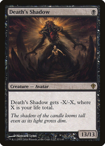 Death's Shadow [Worldwake], MTG Single - Gamers Grove