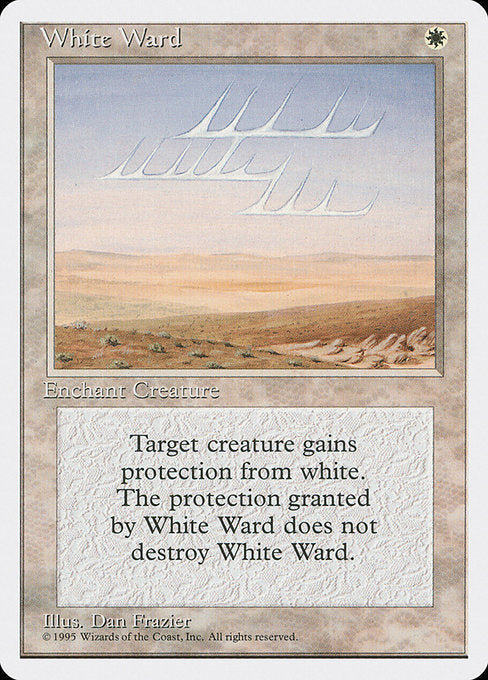 White Ward [Fourth Edition], MTG Single - Gamers Grove