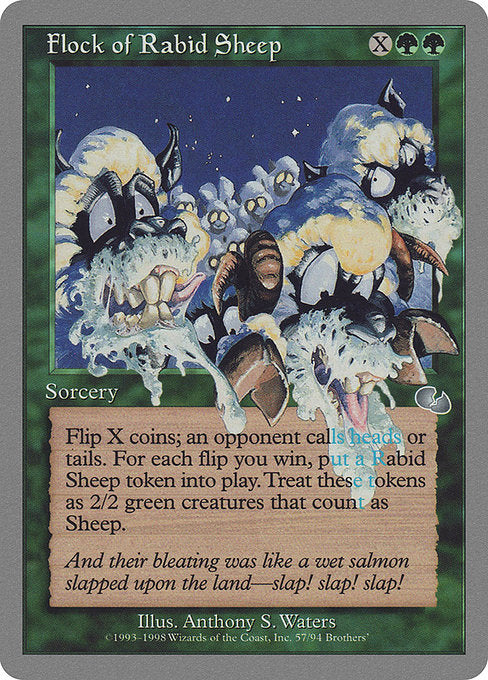 Flock of Rabid Sheep [Unglued], MTG Single - Gamers Grove