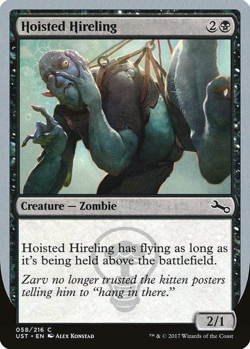 Hoisted Hireling [Unstable], MTG Single - Gamers Grove