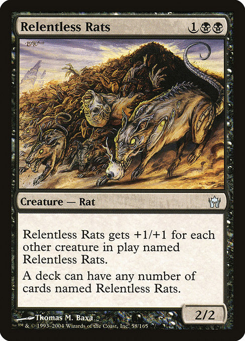 Relentless Rats [Fifth Dawn], MTG Single - Gamers Grove