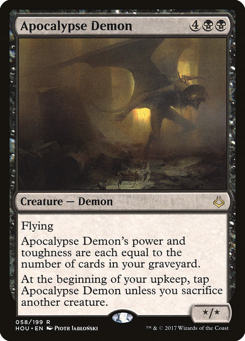 Apocalypse Demon [Hour of Devastation], MTG Single - Gamers Grove