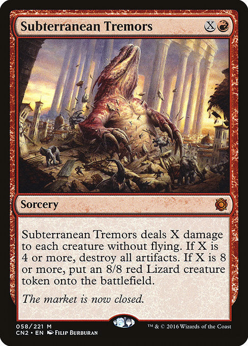 Subterranean Tremors [Conspiracy: Take the Crown], MTG Single - Gamers Grove