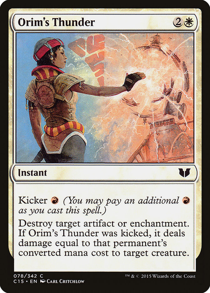 Orim's Thunder [Commander 2015], MTG Single - Gamers Grove