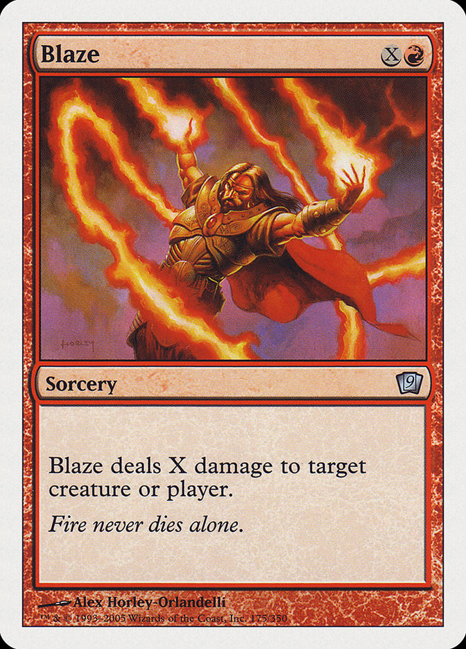 Blaze [Ninth Edition], MTG Single - Gamers Grove