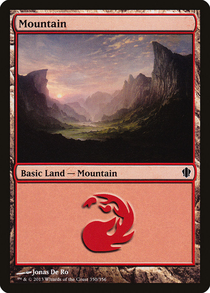 Mountain (350) [Commander 2013], MTG Single - Gamers Grove