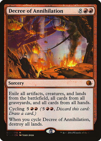 Decree of Annihilation [From the Vault: Annihilation], MTG Single - Gamers Grove