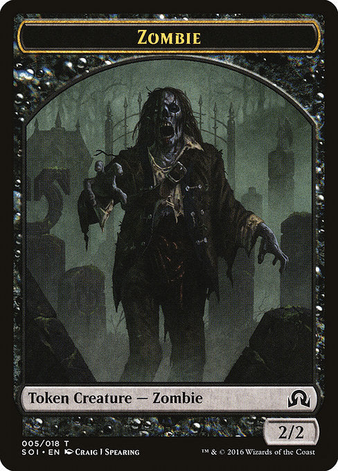 Zombie [Shadows over Innistrad Tokens]