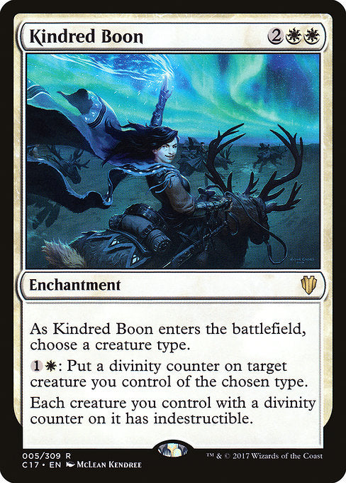 Kindred Boon [Commander 2017], MTG Single - Gamers Grove