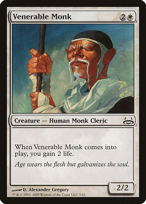 Venerable Monk [Duel Decks: Divine vs. Demonic], MTG Single - Gamers Grove