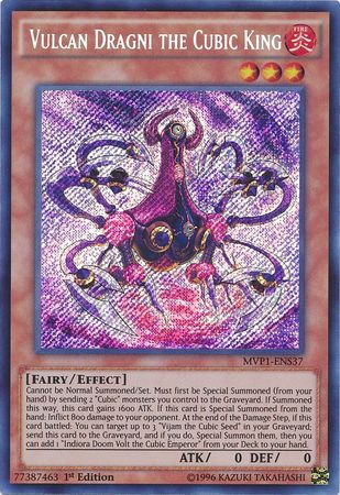 yugioh cubic cards Yu-Gi-Oh Card - MVP1-ENS33 - DARK GARNEX THE CUBIC BEAST (secret rare holo): BBToyStore.com