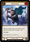 Minnowism (Yellow) (Rainbow Foil) [U-MON297-RF] Unlimited Edition Rainbow Foil