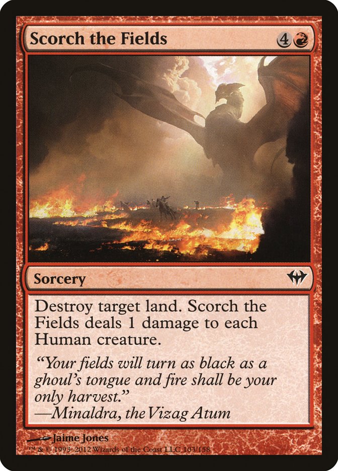 Scorch the Fields [Dark Ascension], MTG Single - Gamers Grove