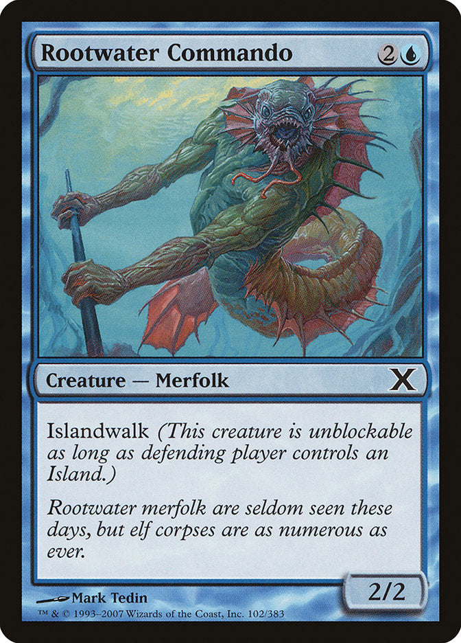 Rootwater Commando [Tenth Edition], MTG Single - Gamers Grove