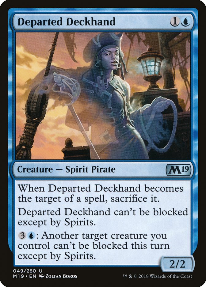 Departed Deckhand [Core Set 2019], MTG Single - Gamers Grove