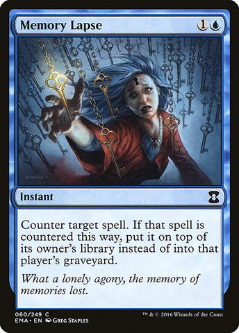 Memory Lapse [Eternal Masters], MTG Single - Gamers Grove